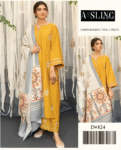 *ASLING LAWN WITH DIGITAL Diamond DUPATTA*